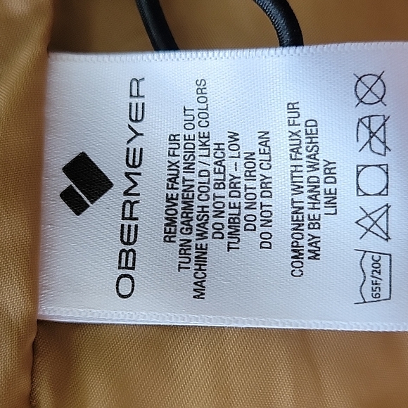 Obermeyer Hooded Winter Jacket Slate Blue Size 4 - Picture 15 of 16